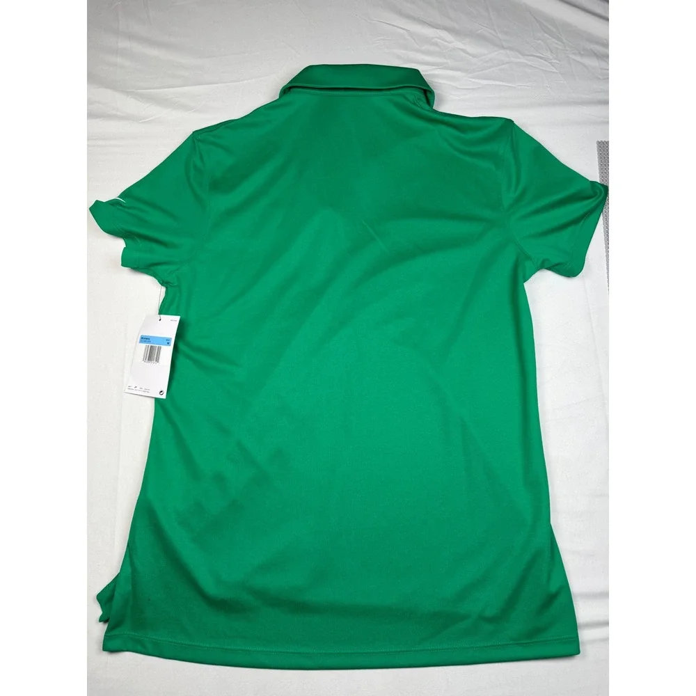 Nike Golf Sprite Polo Shirt Womens Medium Green Dri-FIT Short Sleeve DC1991-319
